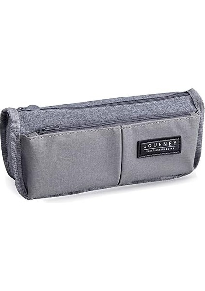 Siyah Depolama Kılıfı Marker Kalem Kalem Kutusu Okul ve Ofis Için Basit Kırtasiye Çanta Tutucu (Gri) (Yurt Dışından)