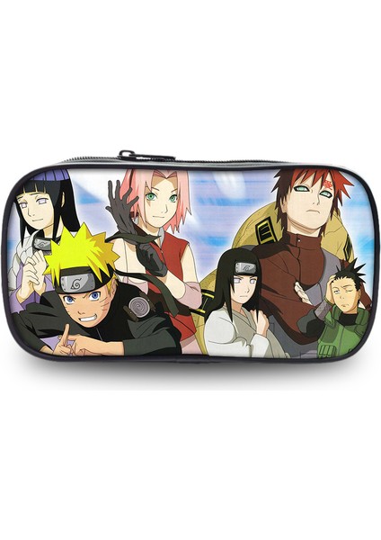 Naruto Büyük Kapasiteli Kalem Kutusu Kırtasiye Çantası Ilk ve Orta Okul Öğrencileri Desen Kalem Kutusu (Yurt Dışından)