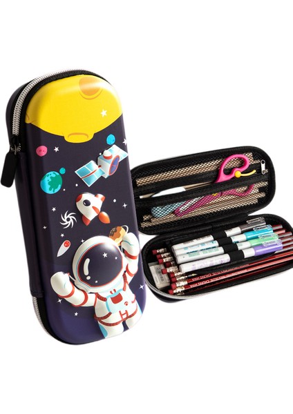 Çocuk Kalem Kutusu Saklama Kutusu 3D Kompozit Film Kalem Kutusu Su Geçirmez Büyük Kapasiteli Kılıf (Yurt Dışından)