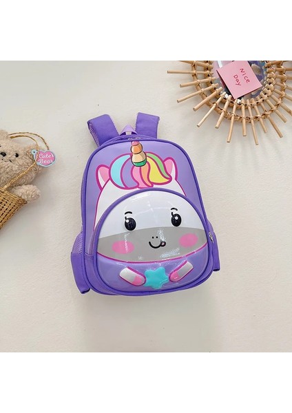 2023 Trendy Karikatür Sırt Çantası Çocuk Sevimli Unicorn Okul Çantası Yeni Ilköğretim Okulu Denizkızı Sırt Çantası Büyük Kapasiteli Anaokulu Çantası (Yurt Dışından)