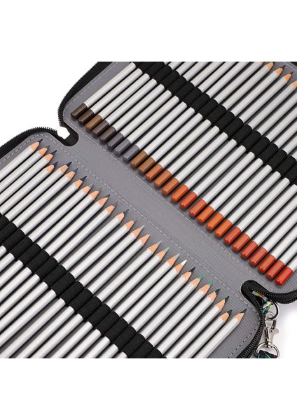 Renkli Kalem Kutusu - 200 Yuvalı Kalem Tutucu Kalem Çantası Büyük Kapasiteli Sap Askılı Kalem Düzenleyici Baskı Desenli Kullanışlı Renkli Kalem Kutusu Flamingo, Siyah (Yurt Dışından) indirimleri