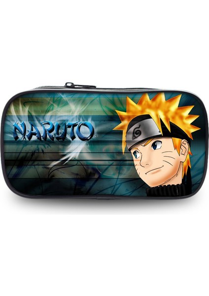 Naruto Büyük Kapasiteli Kalem Kutusu Kırtasiye Çantası Ilk ve Orta Okul Öğrencileri Desen Kalem Kutusu (Yurt Dışından)