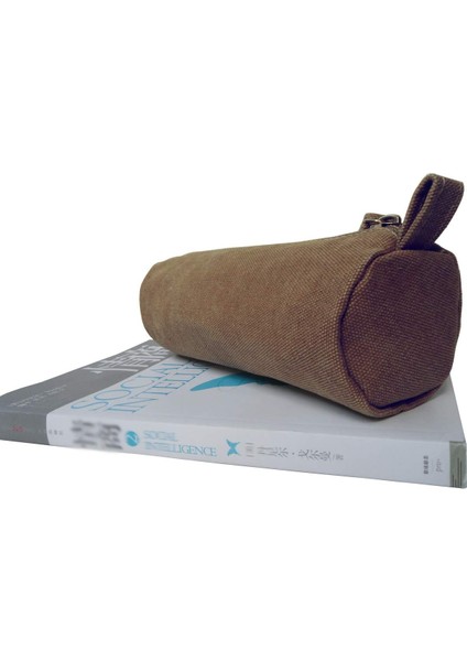 Ağır Kanvas Kırtasiye Taşınabilir Şık Basit Kalem Çantası ve Pratik Dayanıklı Kompakt Fermuarlı Kalem Kutusu 1 Paket Haki (Yurt Dışından) fırsatları