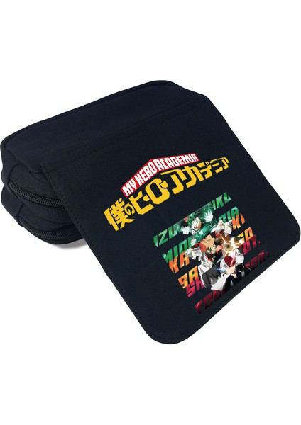 My Hero Academia Tuval Büyük Kapasiteli Çift Katmanlı Kalem Çantası Anime Kırtasiye Kutusu Öğrenci Kırtasiye Kalem Çantası (Yurt Dışından) fırsatları