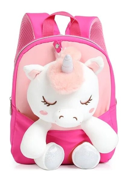 Çocuk Karikatür Unicorn Sırt Çantası 3D Bebek Öğrenci Sırt Çantası Erkekler Kızlar Için Çalışma Seyahat Okul Çantası (Yurt Dışından)