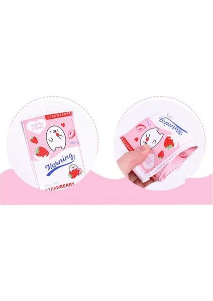 3'lü Yaratıcı Süt Karton Seti Suya Dayanıklı Pu Büyük Kapasiteli Kalem Kutusu, Sarı Mavi Pembe (Yurt Dışından)