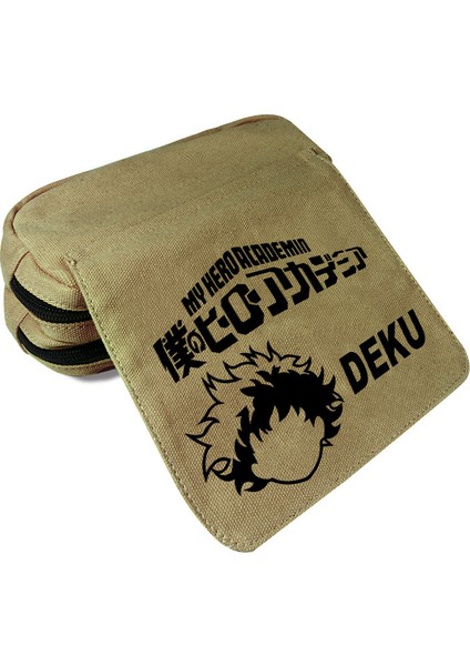 My Hero Academia Tuval Büyük Kapasiteli Çift Katmanlı Kalem Çantası Anime Kırtasiye Kutusu Öğrenci Kırtasiye Kalem Çantası (Yurt Dışından) fırsatları