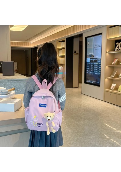 Işlemeli Adı Çocuklar Schoolbag Ilköğretim Okulu Öğrenci Karikatür Sevimli Hafif Sırt Çantası Açık Çocuk Omuz Çantaları (Yurt Dışından) fiyatları