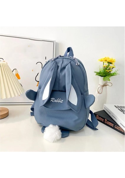 Yeni Moda Çocuk Okul Çantaları Bunny Taşınabilir Sırt Çantaları Çocuklar Seyahat Sırt Çantaları Sevimli Erkek ve Kız Okul Kitap Sırt Çantası 20L (Yurt Dışından)