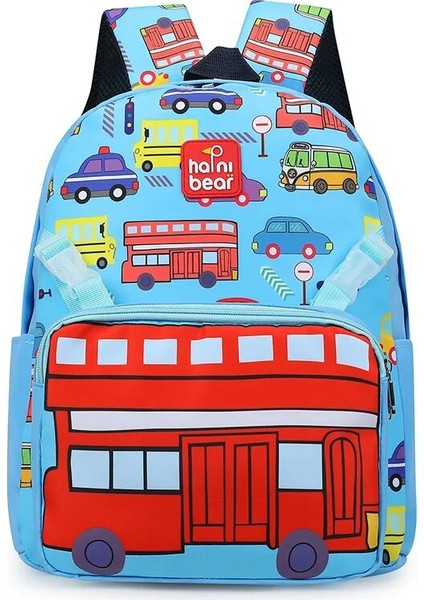 Karikatür Çocuk Sırt Çantası Baskı Kire Dayanıklı Su Geçirmez Sırt Çantası Erkek ve Kız Anaokulu Okul Çantası (Yurt Dışından)