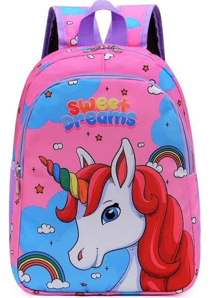Erkek Kız Karikatür Unicorn Okul Çantaları Lager Kapasiteli Okul Sırt Çantası Anaokulu Ilköğretim Okulu Sırt Çantaları Kawaii Çocuk Çantası (Yurt Dışından)
