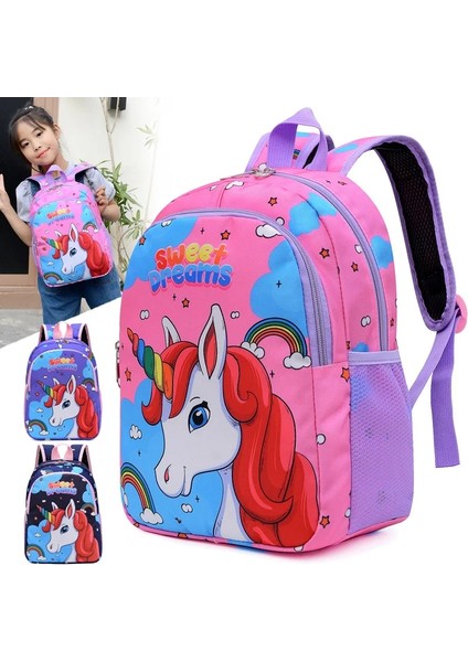 Erkek Kız Karikatür Unicorn Okul Çantaları Lager Kapasiteli Okul Sırt Çantası Anaokulu Ilköğretim Okulu Sırt Çantaları Kawaii Çocuk Çantası (Yurt Dışından) fiyatları