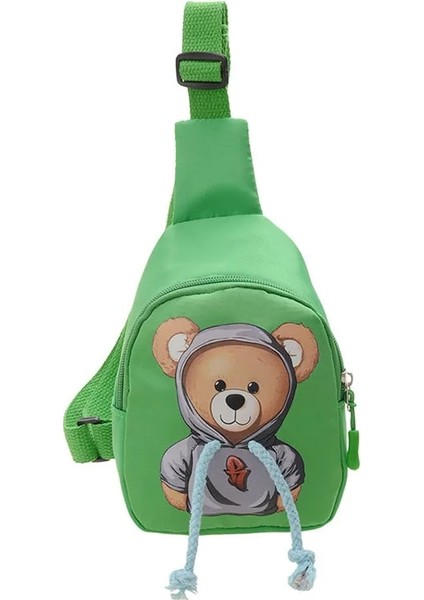 Moda Naylon Bel Omuz Çantaları Karikatür Ayı Çocuk Göğüs Çantası Açık Çocuklar Askılı Çanta Erkek Kız Çanta Parti (Yurt Dışından)