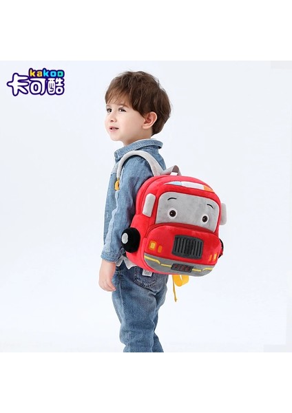 Stereo Karikatür Araba Sırt Çantası Erkek Kız 2-4 Yaşında Anaokulu Okul Çantası Çocuklar Sırt Çantası Peluş Sırt Çantası (Yurt Dışından) fırsatları