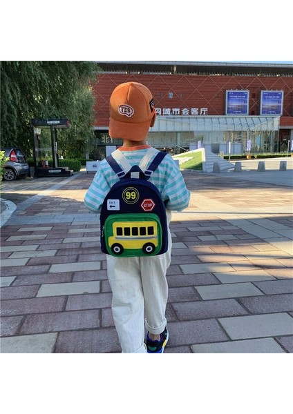 Sevimli Anaokulu Çocuklar Okul Çantaları Karikatür Araba Çocuk Sırt Çantası Kız Erkek Hafif Tuval Yürümeye Başlayan Okul Çantası (Yurt Dışından) modelleri
