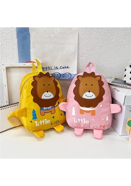 Karikatür Çocuk Sırt Çantaları Mini Anaokulu Okul Çantası Sevimli Aslan Sırt Çantası Çocuk Okul Çantaları Kız Erkek Öğrenci Sırt Çantası Sırt Çantası (Yurt Dışından) fiyatları