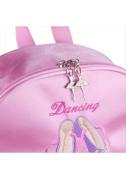 Çocuk Okul Çantası Dans Çantası Kızların Dans Çantası Bale Sırt Çantası Zarif Kız Dans Büyük Kapasiteli Çok Fonksiyonlu Sırt Çantası (Yurt Dışından) indirimleri