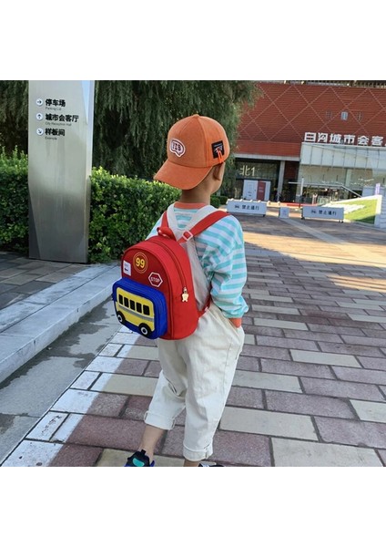 Sevimli Anaokulu Çocuklar Okul Çantaları Karikatür Araba Çocuk Sırt Çantası Kız Erkek Hafif Tuval Yürümeye Başlayan Okul Çantası (Yurt Dışından) fırsatları