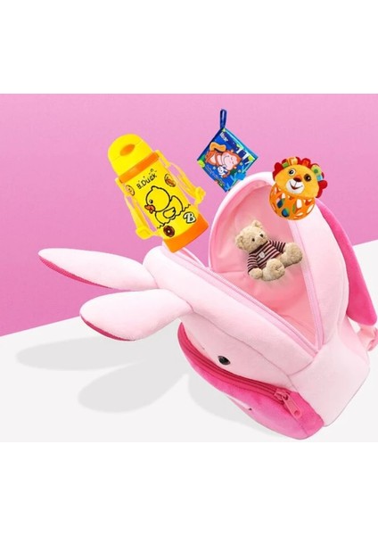 Karikatür Sevimli Peluş Sırt Çantası Hayvan Sırt Çantası Erkek Kız Okul Sırt Çantası Gezi Eğlence Çantası (Yurt Dışından) modelleri