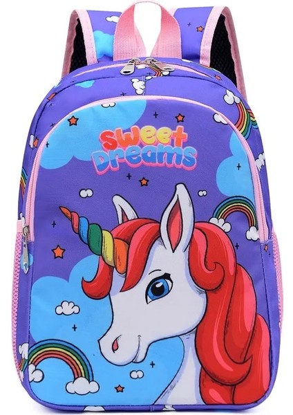 Erkek Kız Karikatür Unicorn Okul Çantaları Lager Kapasiteli Okul Sırt Çantası Anaokulu Ilköğretim Okulu Sırt Çantaları Kawaii Çocuk Çantası (Yurt Dışından)