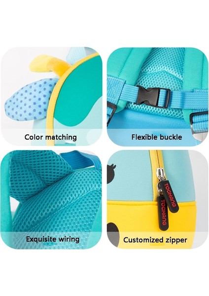 Moda Çocuk Okul Çantaları 3D Biyomimetik Hayvan Çocuk Sırt Çantası Anaokulu Erkek ve Kız Okul Çantaları Mini Sırt Çantası Kitap Çantası (Yurt Dışından) indirimleri