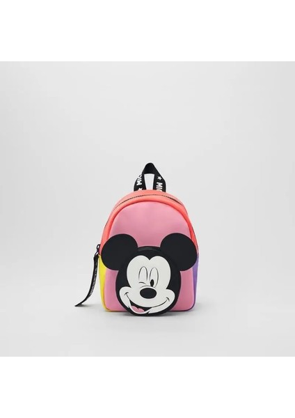 Siyah Mickey Sırt Çantaları Karikatür Moda Anaokulu Çocuk Okul Çantası Trendy Rahat Çocuk Çantası Çift Omuz Erkek Okul Çantası (Yurt Dışından)
