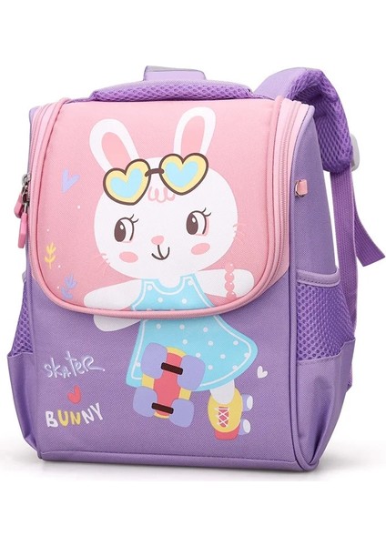 Sevimli Tavşan Kız Sırt Çantası Yüksek Kaliteli Anaokulu Okul Çantası Çocuk Sırt Çantası Karikatür Hayvan Erkek Okul Çantası 2-6 Yaşında (Yurt Dışından)