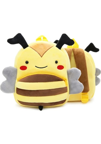 Sevimli Çocuk Okul Çantaları 3D Karikatür Hayvan Peluş Çocuk Sırt Çantası Anaokulu Erkek Kız Okul Çantaları Mini Küçük Sırt Çantası (Yurt Dışından) fırsatları