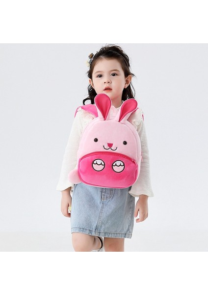 Sevimli Çocuk Okul Çantaları 3D Karikatür Hayvan Peluş Çocuk Sırt Çantası Anaokulu Erkek Kız Okul Çantaları Mini Küçük Sırt Çantası (Yurt Dışından) indirimleri