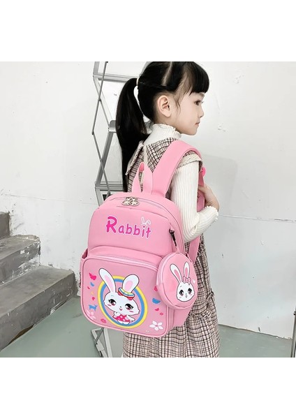 Çocuk Karikatür Dinozor Tavşan Baskı Okul Çantası Çocuklar Için Kız Erkek Kawaii Anaokulu Yürüyor Bebek Ortopedik Sırt Çantası (Yurt Dışından) modelleri