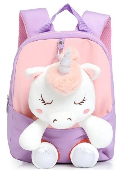 Çocuk Karikatür Unicorn Sırt Çantası 3D Bebek Öğrenci Sırt Çantası Erkekler Kızlar Için Çalışma Seyahat Okul Çantası (Yurt Dışından)