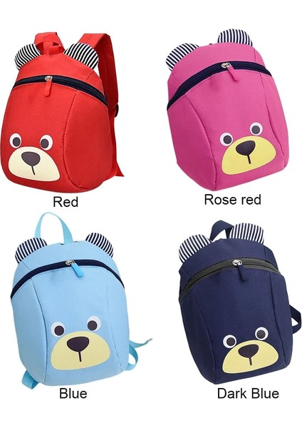 Dayanıklı Anaokulu Okul Çantası Küçük Ayı Desen Karikatür Sırt Çantası Yıkanabilir Basit Sevimli Sırt Çantası Çocuk Yürüyor Için Büyük Kapasiteli (Yurt Dışından) modelleri