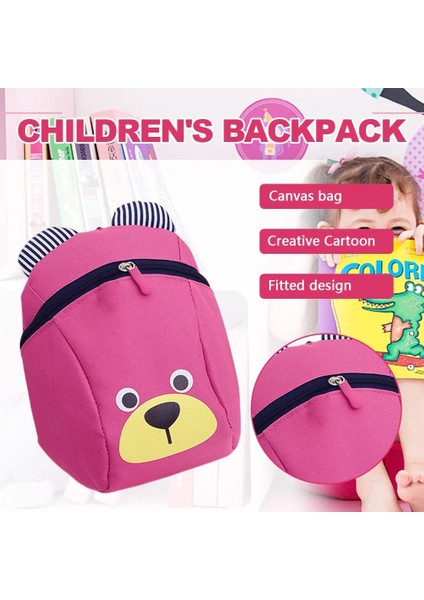 Dayanıklı Anaokulu Okul Çantası Küçük Ayı Desen Karikatür Sırt Çantası Yıkanabilir Basit Sevimli Sırt Çantası Çocuk Yürüyor Için Büyük Kapasiteli (Yurt Dışından) fırsatları