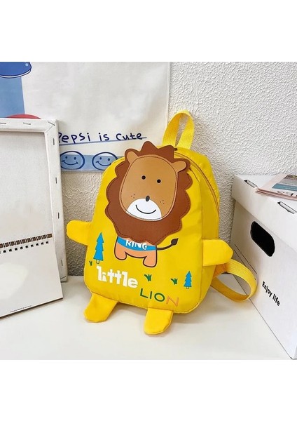 Karikatür Çocuk Sırt Çantaları Mini Anaokulu Okul Çantası Sevimli Aslan Sırt Çantası Çocuk Okul Çantaları Kız Erkek Öğrenci Sırt Çantası Sırt Çantası (Yurt Dışından)