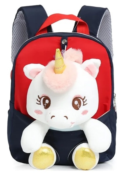 Çocuk Karikatür Unicorn Sırt Çantası 3D Bebek Öğrenci Sırt Çantası Erkekler Kızlar Için Çalışma Seyahat Okul Çantası (Yurt Dışından)