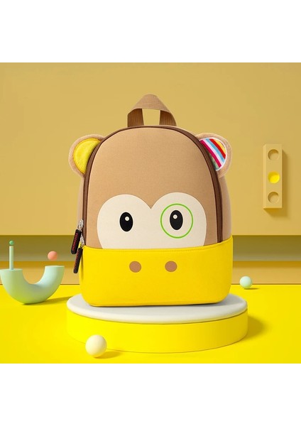 3D Karikatür Hayvan Çocuk Sırt Çantası Sevimli Ayı Maymun Inek Çocuk Çantaları Okul Çantası Anaokulu Erkek Kız Okul Çantaları Mini Sırt Çantası (Yurt Dışından)