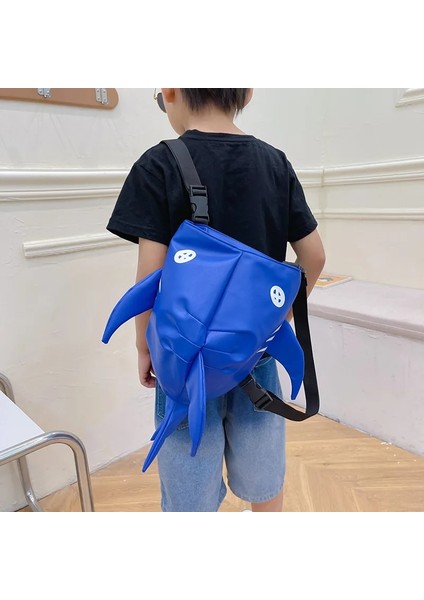 Yeni Çocuk Sırt Çantası Yaratıcı Karikatür Köpekbalığı Şekli Anaokulu Sırt Çantası Sevimli Aşınma Pu Küçük Yürümeye Başlayan Sırt Çantası Seyahat Aperatif Çantaları (Yurt Dışından)