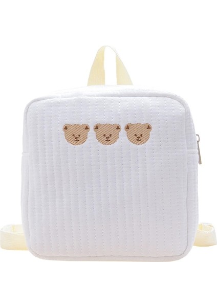 Sevimli Moda Ayı Erkek ve Kız Anaokulu Çocuk Sırt Çantaları Özel Ad Küçük Okul Çantası Sevimli Ayı Çocuklar Hediye Çantası Adı ile (Yurt Dışından)