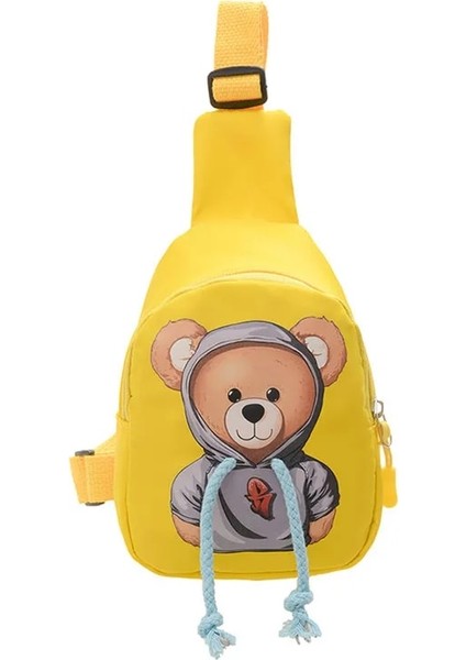 Moda Naylon Bel Omuz Çantaları Karikatür Ayı Çocuk Göğüs Çantası Açık Çocuklar Askılı Çanta Erkek Kız Çanta Parti (Yurt Dışından)