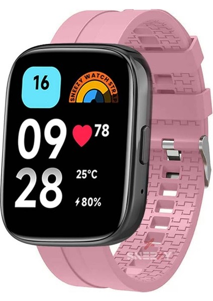 Xiaomi Redmi Watch 3 Active Ile Uyumlu Novagt Supreme Silikon Kordon