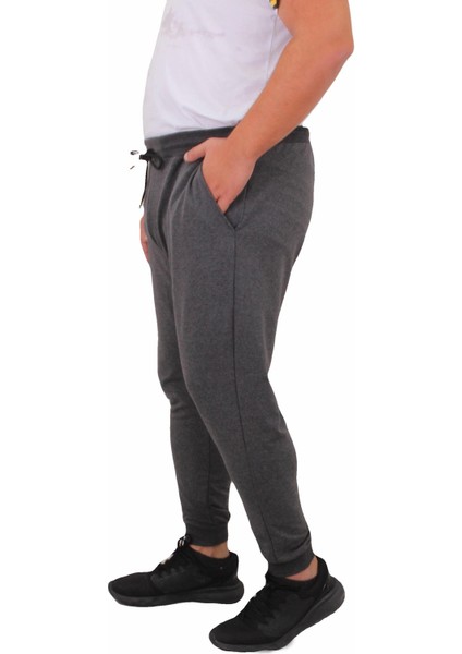 Büyük Beden Basic Eşofman Altı Full Lycra 11516 Antrasit Melanj fiyatları