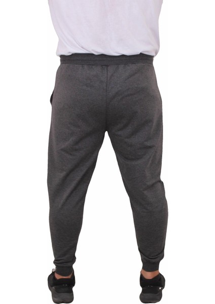 Büyük Beden Basic Eşofman Altı Full Lycra 11516 Antrasit Melanj fırsatları