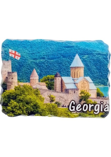 Gürcistan Temalı Kırık Magnet