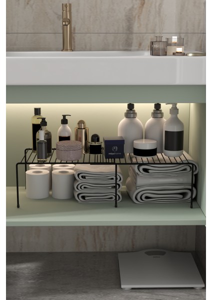 Genişletilebilir Raf Ayarlanabilir Dolap İçi Düzenleyici Mutfak Düzenleyici Banyo Düzenleyici