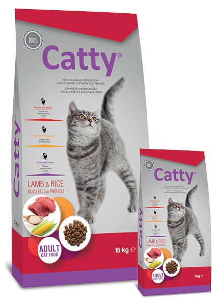 Yetişkin Kedi Maması Kuzu Etli & Pirinçli 1 kg