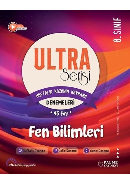 Palme Yayıncılık 8. Sınıf LGS Ultra Fen Bilimleri Föy Deneme