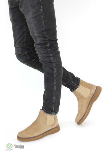 Erkek Deri Lastikli Süet Chelse Bot ER23/BT905 fiyatları