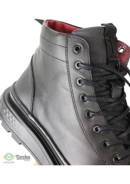 Erkek Yumuşak Deri Kalın Taban Fermuarlı Spor Tarz Bot MR24/BT8473 indirimleri
