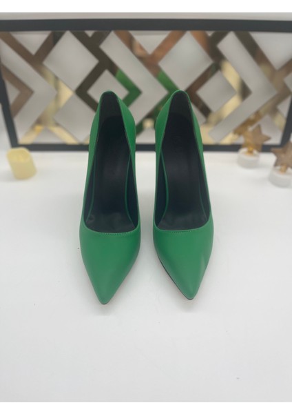 Kadın Yeşil Stiletto Ayakkabı fiyatları
