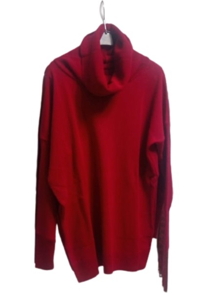 Bordo Şal Yaka Ince Triko Tunik Kazak fiyatları